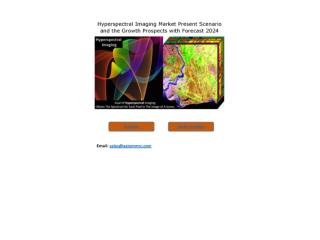 Hyperspectral Imaging Market Size by Key Players, Market Growth Factors, Regions and Application, Industry Analysis & Fo