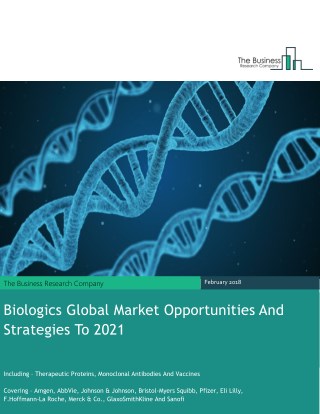 Biologics Global Market Opportunities And Strategies To 2021