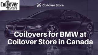 Variety of Coilovers for BMW at Coilover Store in Canada