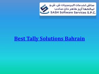 Best Tally Solutions Bahrain