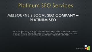 Local SEO Services Company In Melbourne – Platinum SEO Services