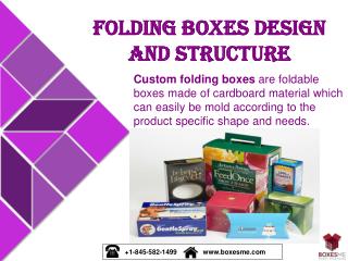 Folding Boxes Design and Structure