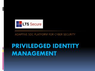 Priviledged Identity Management PIM