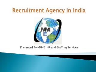 Recruitment Agency in India