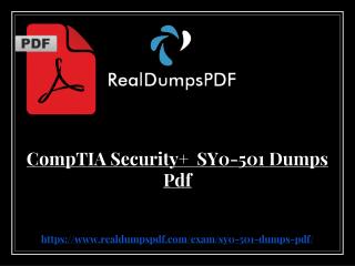Pass CompTIa Exam Sy0-501Dumps - Associates Are Here To Help You!