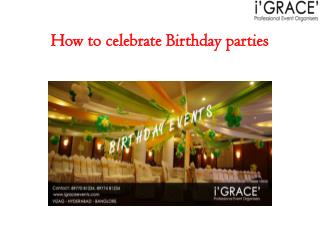 event organizers in visakhapatnam | Birthday Event Organisers in Hyderabad