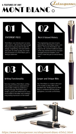 4 Features of Any Mont Blanc Pens!