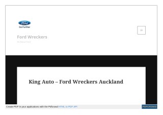 Ford Wreckers Auckland
