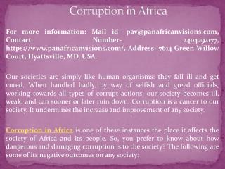 Corruption in Africa