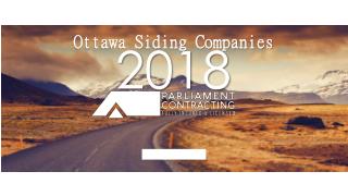 Ottawa Siding Companies