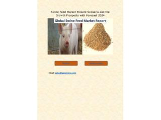 Swine Feed Market Growth Rate, Developing Trends, Manufacturers, Countries and End Ingredients, Global Forecast To 2024