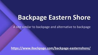 Backpage Eastern Shore | site similar to backpage | alternative to backpage | ibackpage