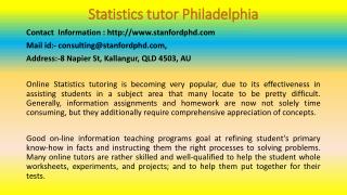 How To Teach Statistics tutor Philadelphia