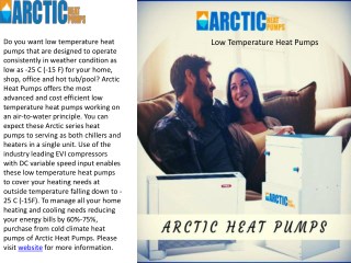 Best Quality Low Temperature Heat Pumps