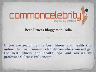 Best Fitness Bloggers in India