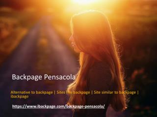 Backpage Pensacola | Sites like backpage | Alternative to backpage | Sites similar to backpage | ibackpage
