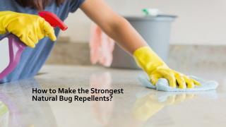 How to Make the Strongest Natural Bug Repellents?