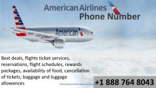 American Airlines Phone Number 1 888 764 8043
