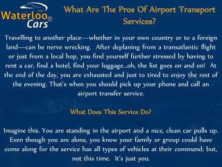What Are The Pros Of Airport Transport Services