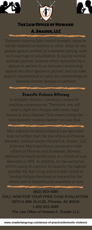 Phoenix Domestic Violence Attorney