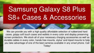 Buy Samsung Galaxy S8 Plus Cases and Accessories