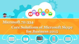 Latest Microsoft 70-334 Exam Dumps Questions - 70-334 Dumps PDF