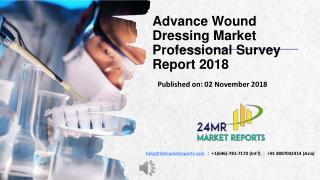 Advance Wound Dressing Market Professional Survey Report 2018