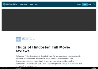 Thugs of Hindostan Full Movie reviews