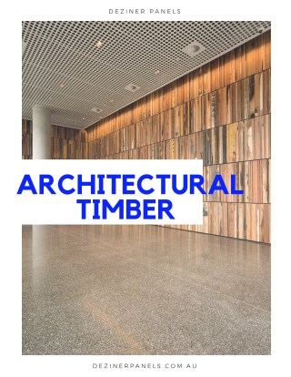 Architectural Timber Panels