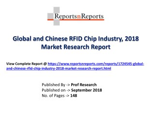 Global RFID Chip Industry with a focus on the Chinese Market