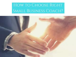 How to Choose Right Small Business Coach?