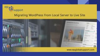 How to move WordPress from Local Server to Live Site
