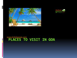 Places to visit in goa