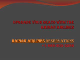 Hainan Airlines Reservations used for flight booking