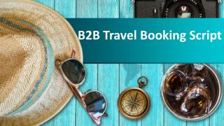 B2B Travel Booking Script