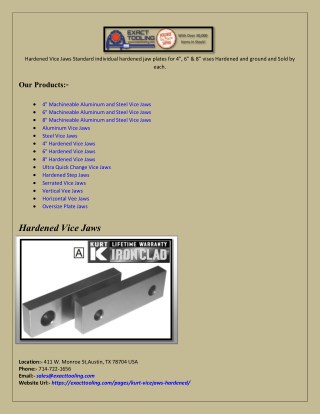 Slimline Step Jaws