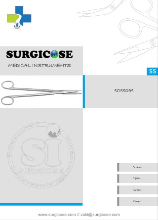 SURGICAL SCISSORS BY SURGICOSE