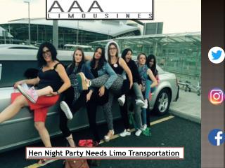 Hen Night Party Needs Limo Transportation