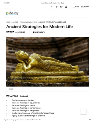 Ancient Strategies for Modern Life - istudy