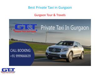 Best Private Taxi in Gurgaon