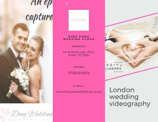 Best wedding Videography In London