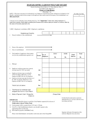 MAHARASHTRA LABOUR WELFARE BOARD
