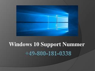 Wie Unterstützen Wir Unter Windows 10 Support Number 0800-181-0338 Windows Benutzer?