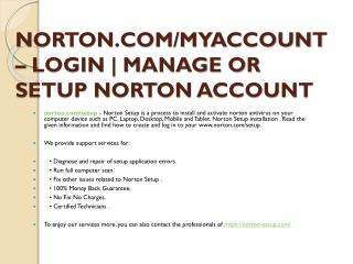 NORTON.COM/SETUP ACTIVATE NORTON PRODUCT ONLINE