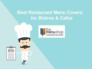 Best Restaurant Menu Covers for Bistros & Cafes