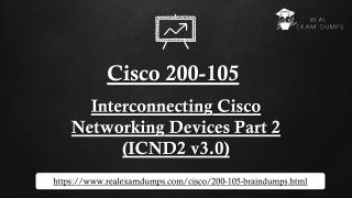 Cisco 200-105 Exam Study Guide - 200-105 Questions Answers Realexamdumps.com