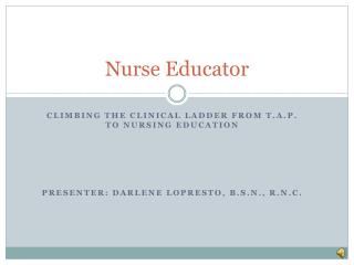 Nurse Educator