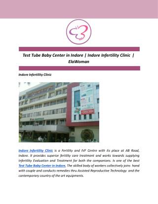 Test Tube Baby Center in Indore | Indore Infertility Clinic | ElaWoman