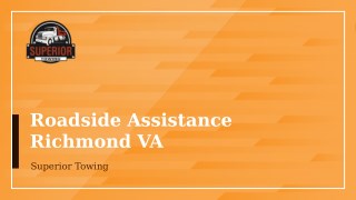 Roadside Assistance Richmond VA | Superiortowingbaker