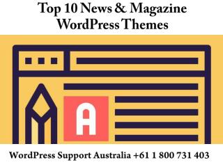 Top 10 Trending News & Magazine WordPress Themes
